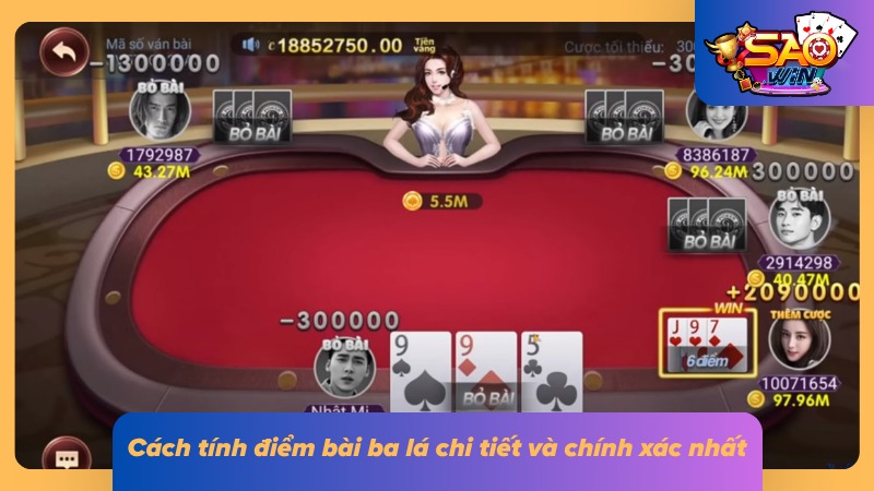 Hướng Dẫn Tham Gia Bài Cào Chuẩn Cho Tân Thủ Tại Saowin 5 Tổng quan về bước tính điểm quân bài trên tay