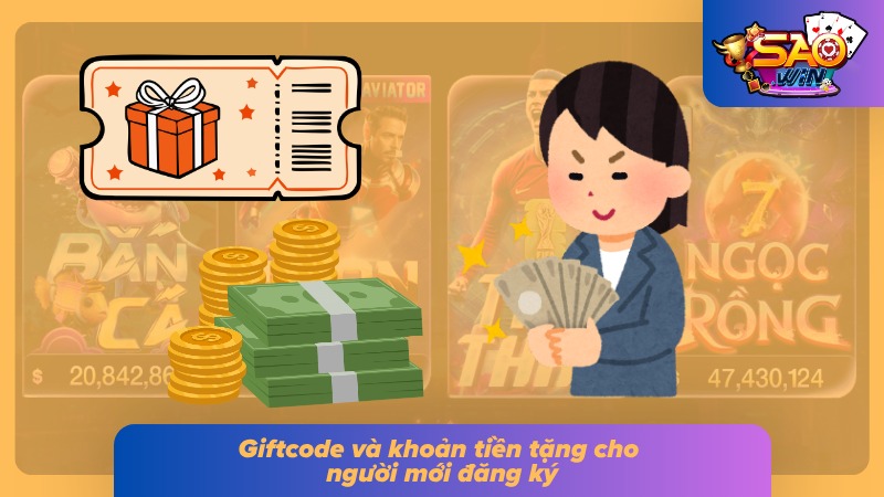 Khuyến Mãi SAOWIN 3 Mã quà tặng được nhập trực tiếp để kích hoạt ưu đãi tân binh