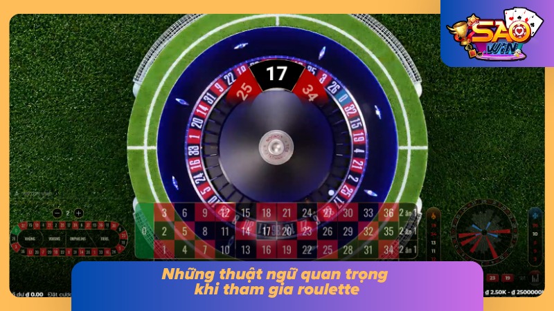 Roulette Saowin - Khám Phá Vòng Quay May Mắn Đỉnh Cao 2 Các thuật ngữ và cửa đặt cược trong bộ môn