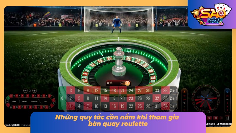 Roulette Saowin - Khám Phá Vòng Quay May Mắn Đỉnh Cao 3 Cấu trúc bàn quay số và các vị trí đặt tiền cược