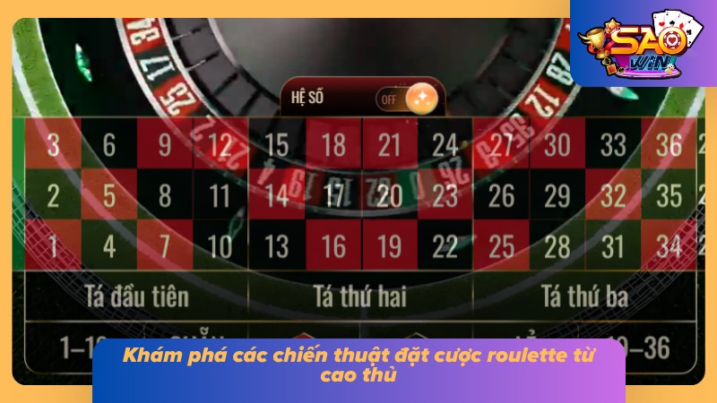 Roulette Saowin - Khám Phá Vòng Quay May Mắn Đỉnh Cao 4 Áp dụng các chiến thuật hợp lý giúp thắng lớn